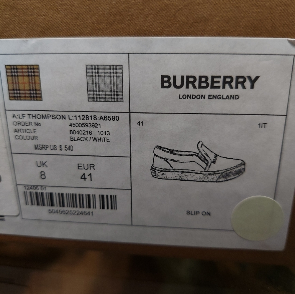Burberry Slip-ons - Picture 3 of 5